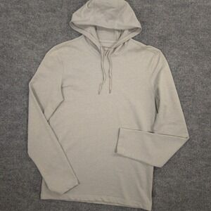 John Varvatos Hoodie Mens S Muted Green Sage Heather Lightweight Pullover Preppy